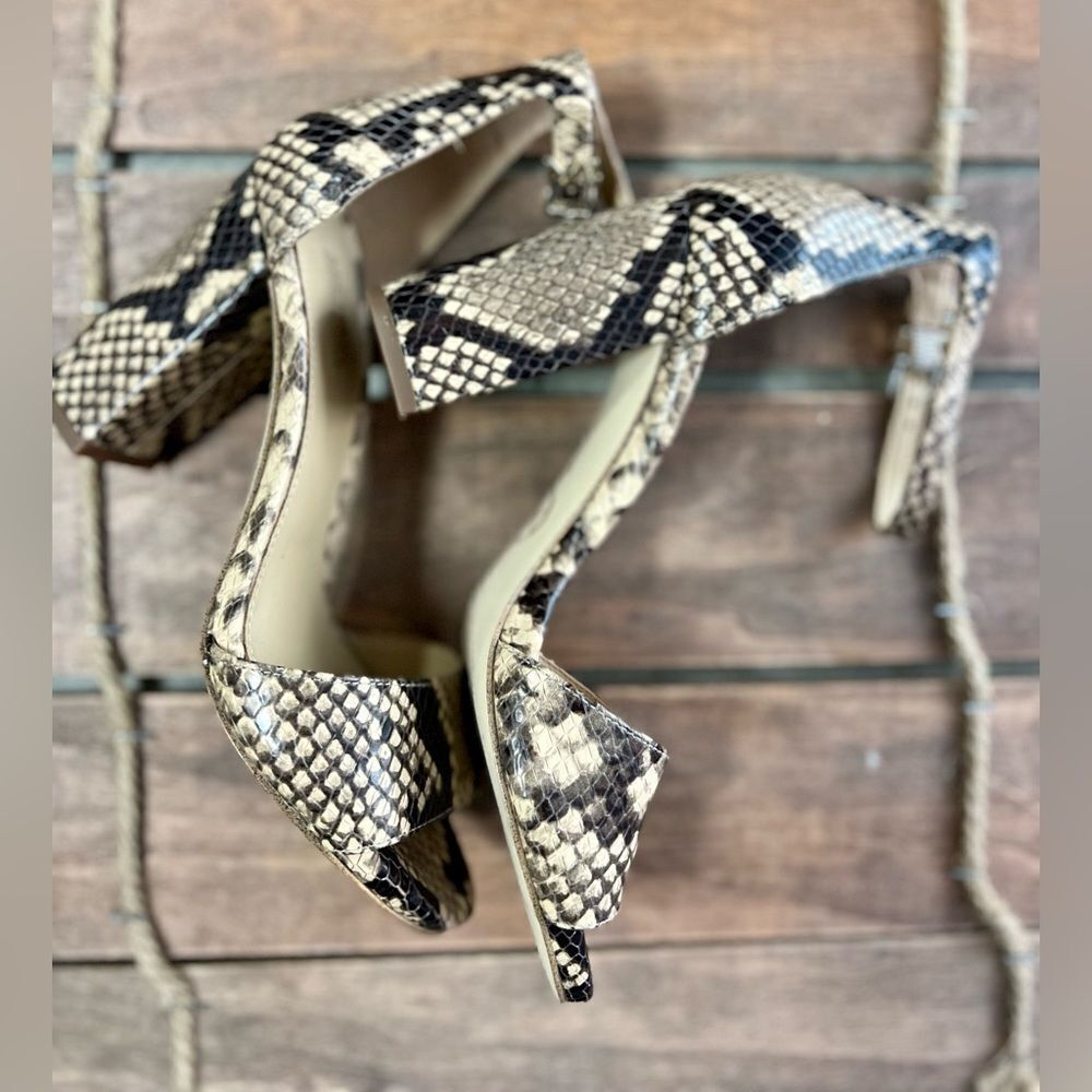 Michael Kors Snake Print Block heels BRAND New